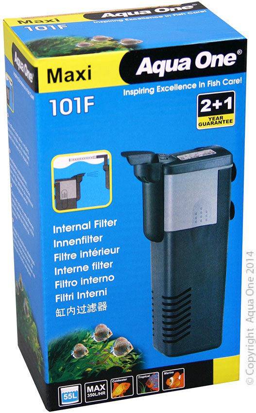 aqua one maxi 101f internal filter 350lh - cradle coast pet & aquarium