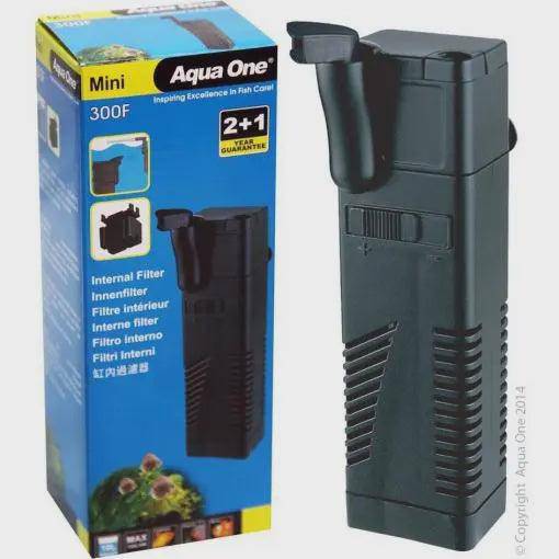 aqua one mini 300f internal filter 150l/h - cradle coast pet & aquarium