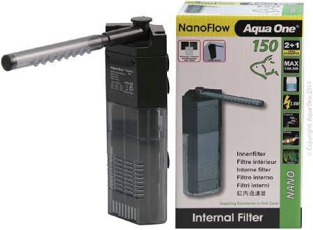 aqua one nano flow 150 internal filter - cradle coast pet & aquarium