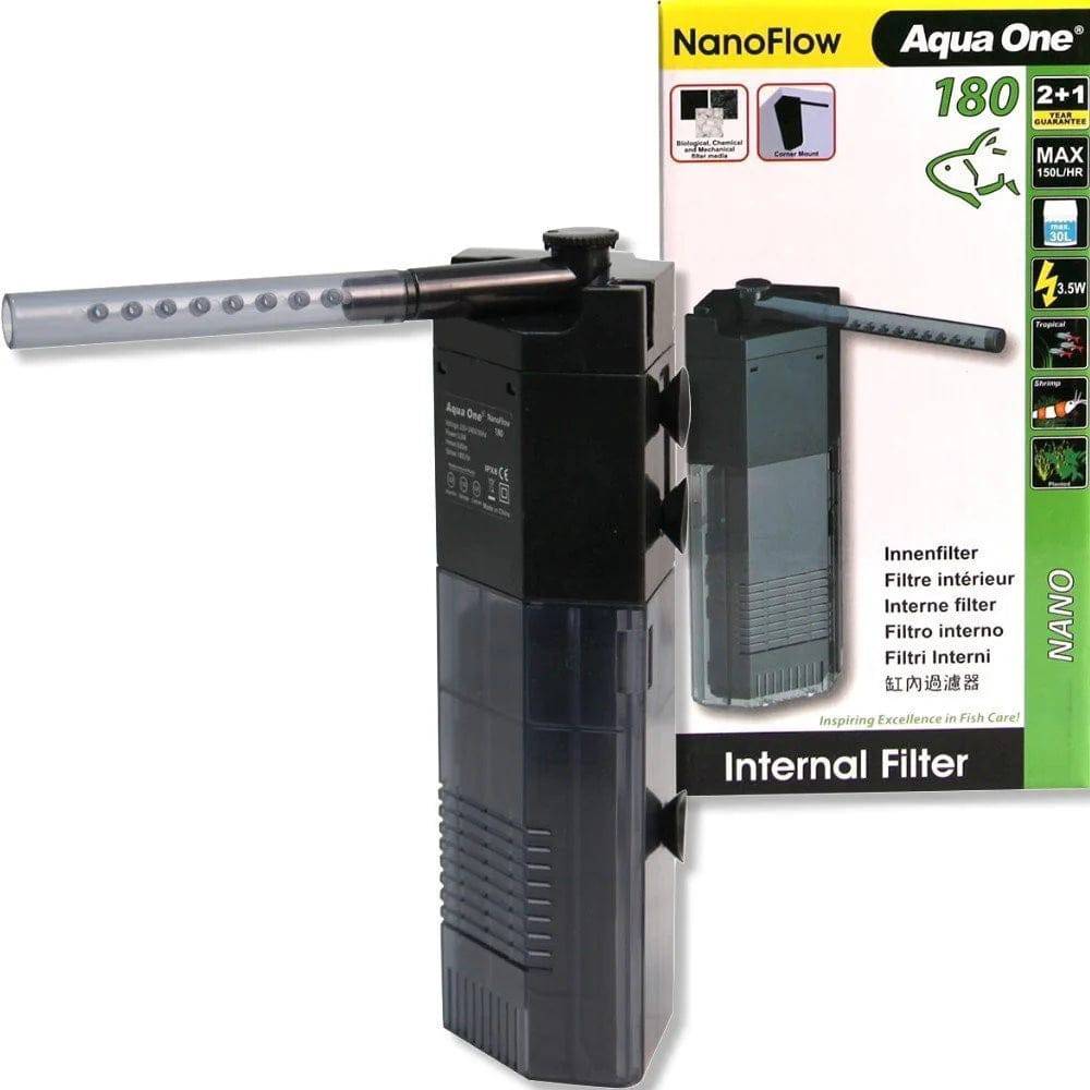 aqua one nano flow 180 internal filter - cradle coast pet & aquarium