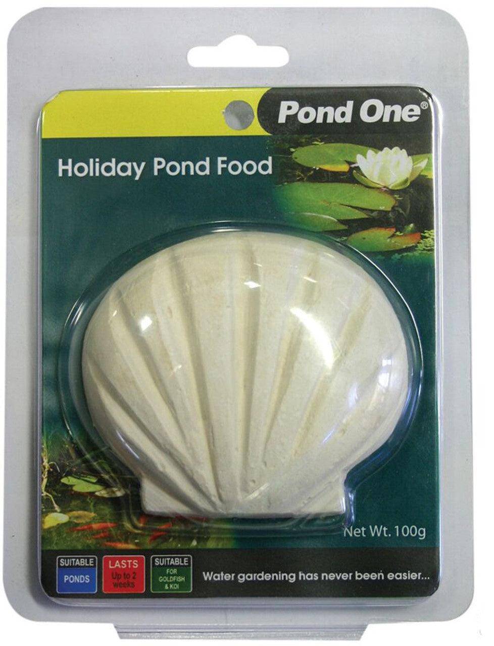 pond one pond holiday fish food black 100g - cradle coast pet & aquarium