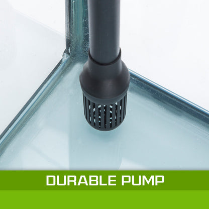 Dynamic Power | Aquarium Curved Glass RGB LED Fish Tank Set Filter Pump 52L | Cradle Coast Pet & Aquarium