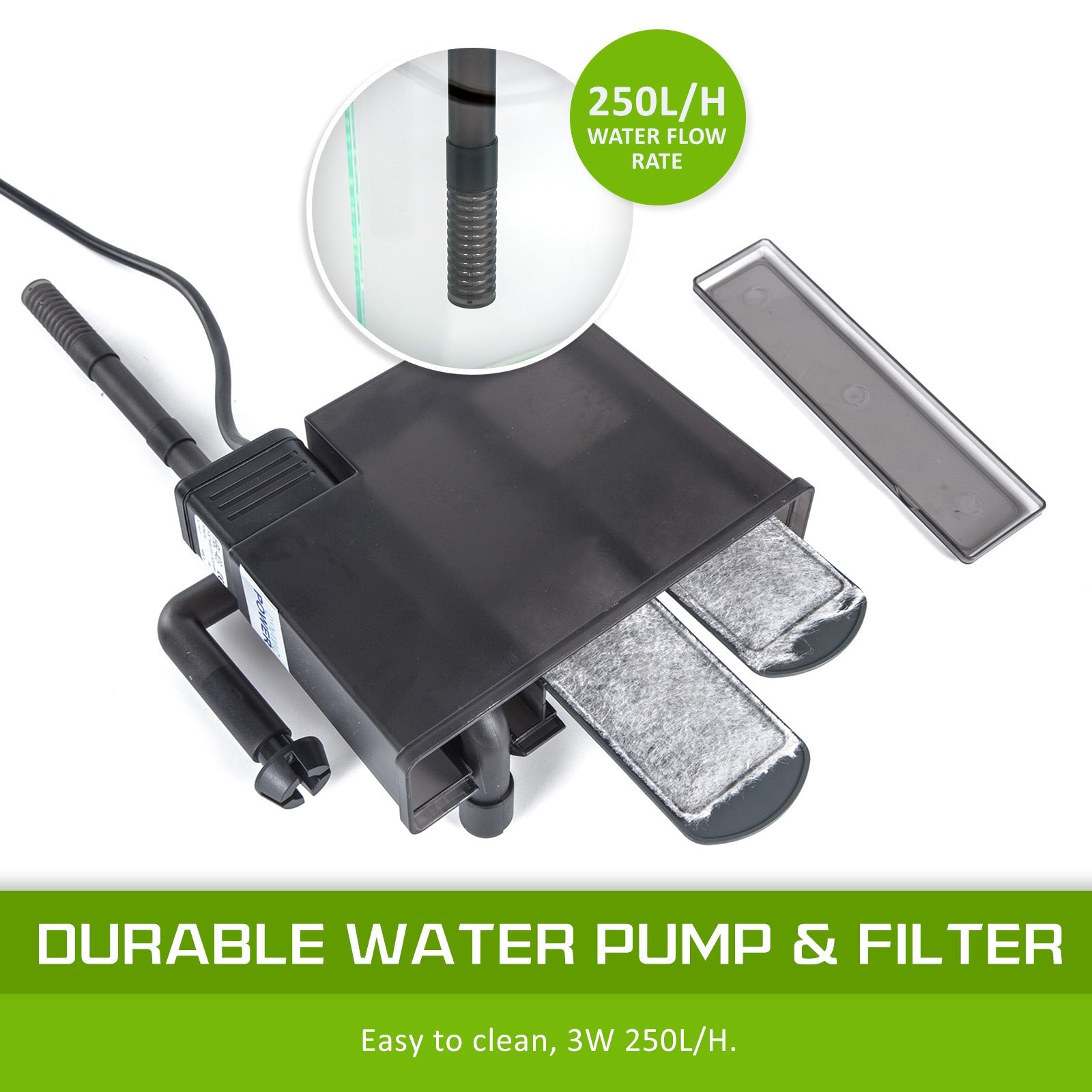 Dynamic Power | Aquarium Starfire Glass Fish Tank Set Filter Pump 70L | Cradle Coast Pet & Aquarium