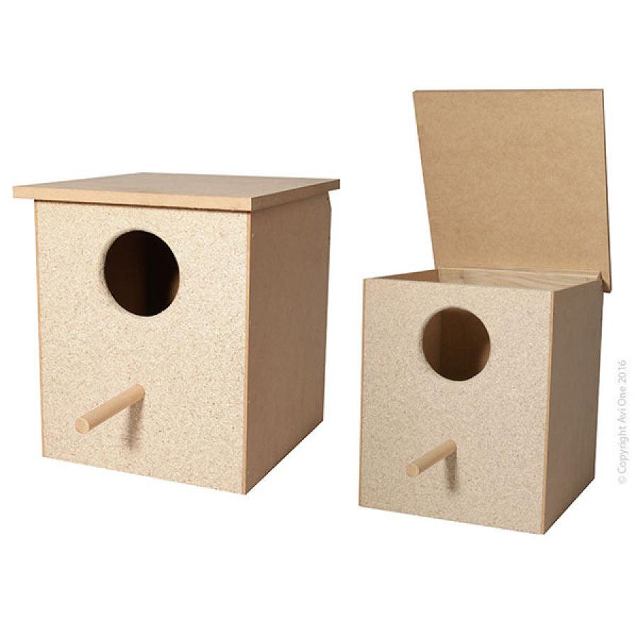 avi one large parrot nest box 30cm - cradle coast pet & aquarium