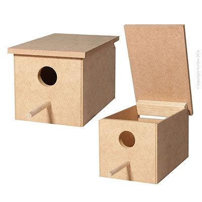 avi one small parrot nest box - cradle coast pet & aquarium