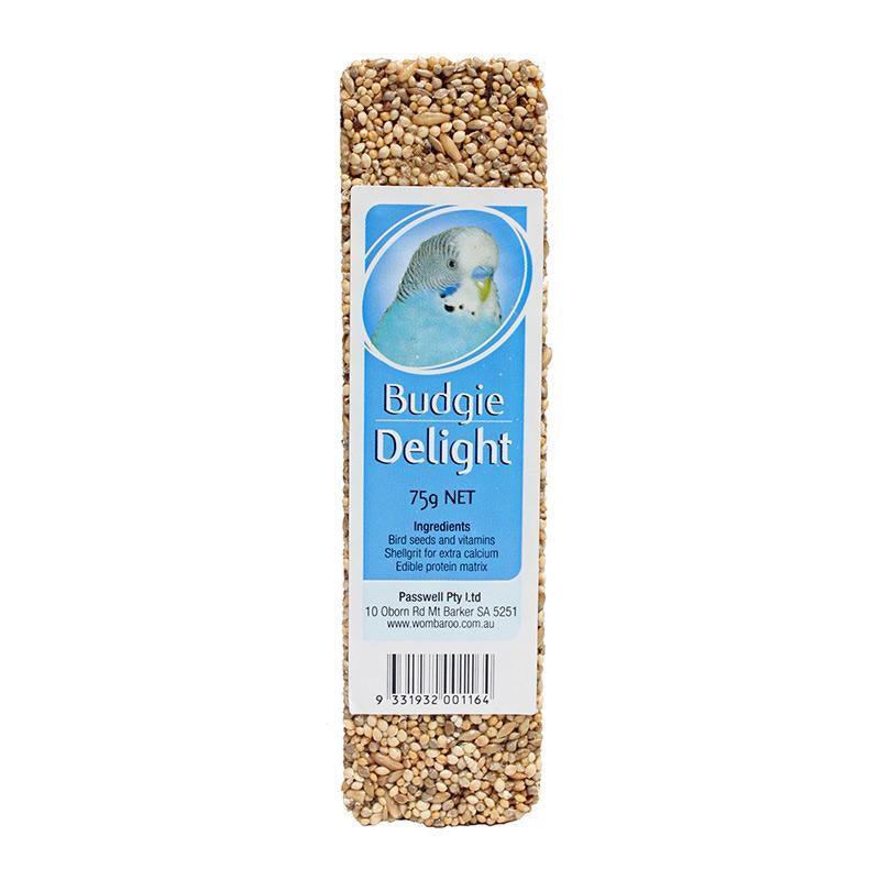 avian delights budgie treat - 75g - cradle coast pet & aquarium