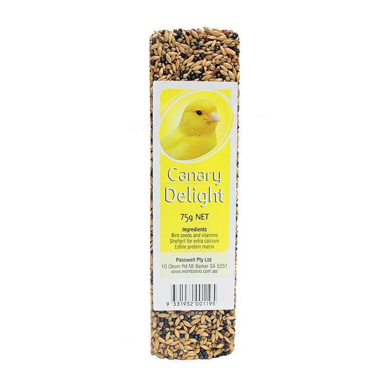 avian delights canary treat - 75g - cradle coast pet & aquarium