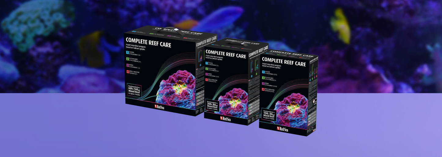 red sea complete reef care 4 part supplement program - cradle coast pet & aquarium