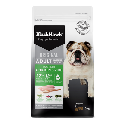 Black Hawk Adult Chicken & Rice Dry Dog Food