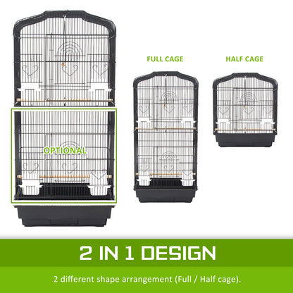 Paw Mate | Bird Cage Parrot Aviary 2IN1 Design VEER 92cm | Cradle Coast Pet & Aquarium