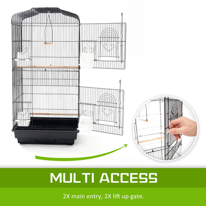 Paw Mate | Bird Cage Parrot Aviary 2IN1 Design VEER 92cm | Cradle Coast Pet & Aquarium