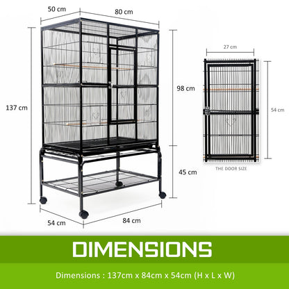 i.Pet | Bird Cage Parrot Aviary Melody 137cm | Cradle Coast Pet & Aquarium