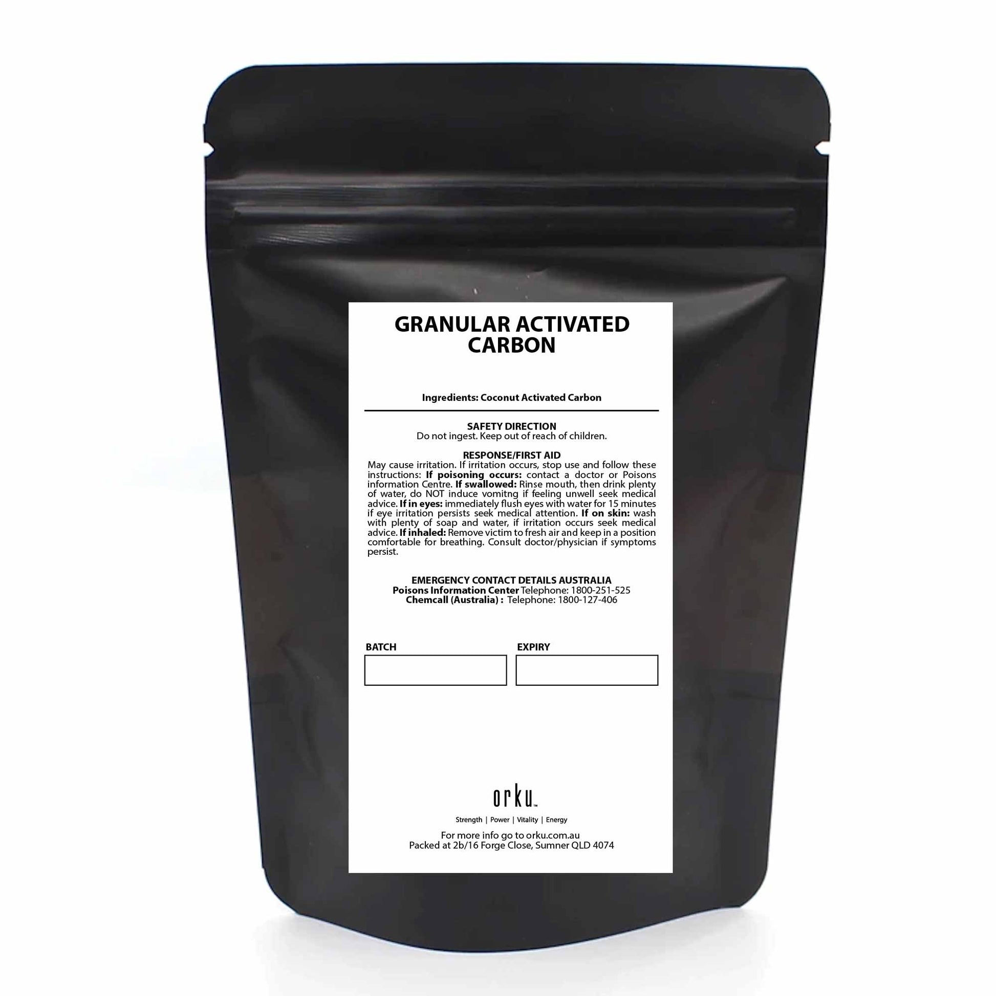 ORKU | Bulk 10Kg Granular Activated Carbon | Cradle Coast Pet & Aquarium