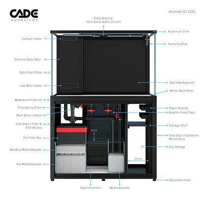 cade altumate s2 reef/river 1200 - cradle coast pet & aquarium