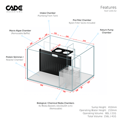 Cade Pro Reef S2 1200 - Cradle Coast Pet & Aquarium