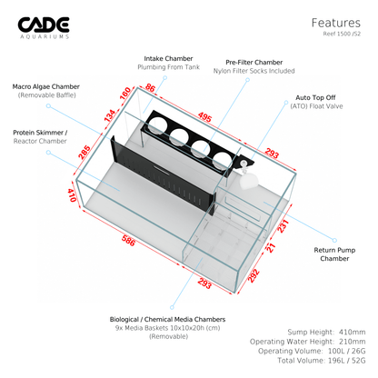 Cade Pro Reef S2 1500 - Cradle Coast Pet & Aquarium