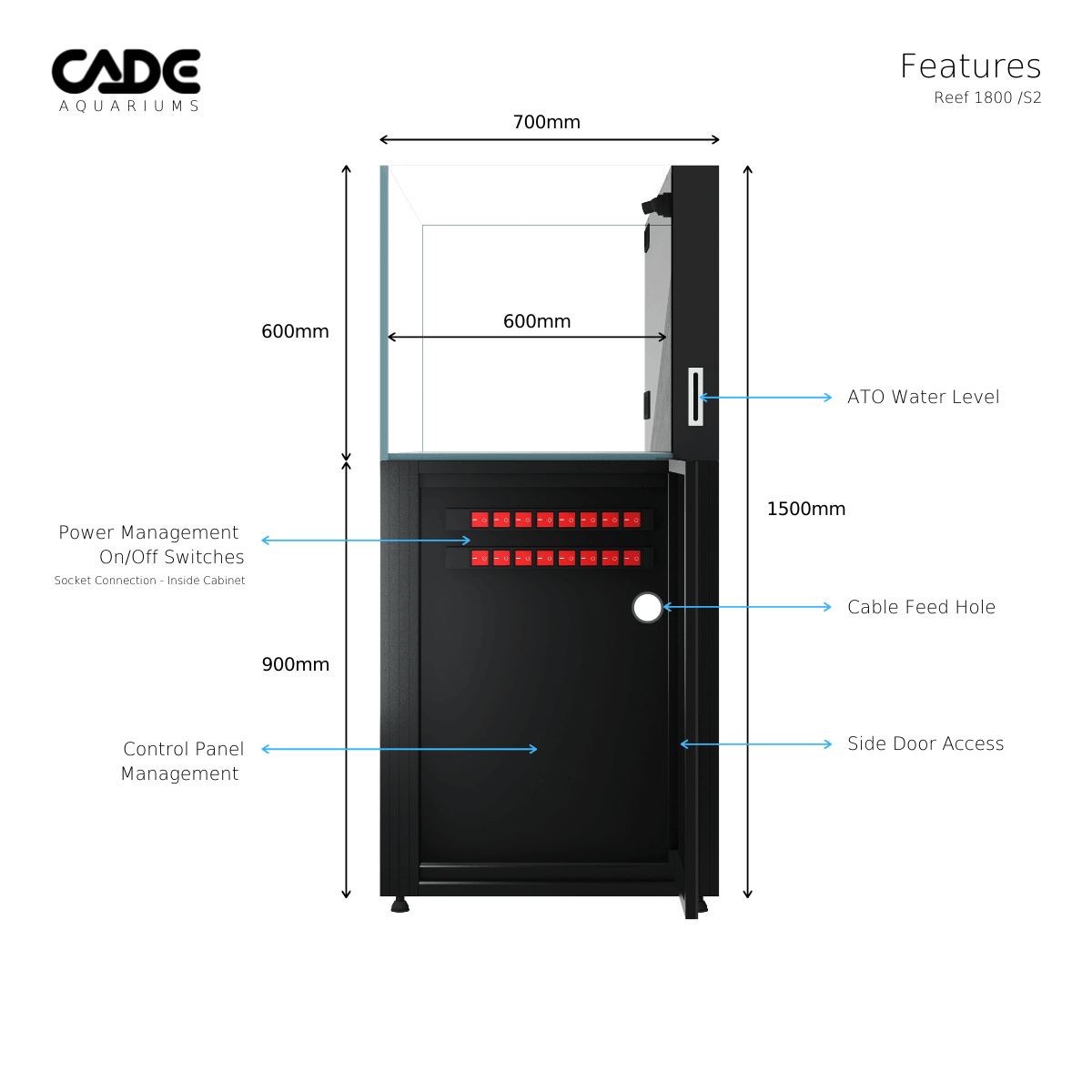 cade pro reef s2 1800 - cradle coast pet & aquarium