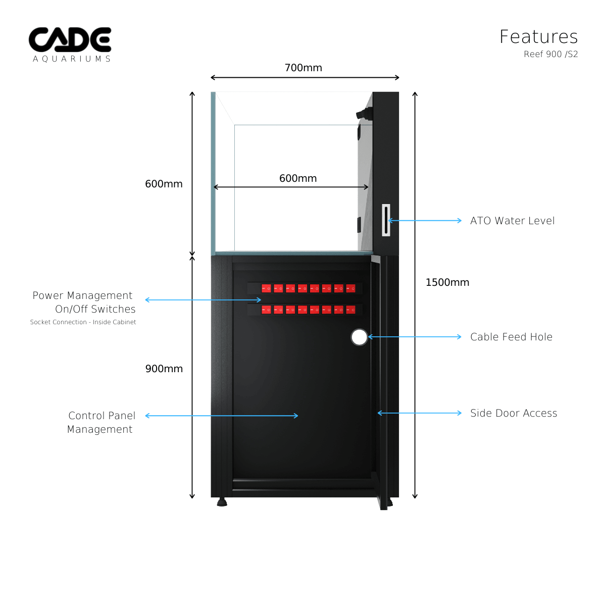 cade pro reef s2 900 - cradle coast pet & aquarium