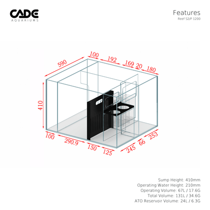 Cade Pro Reef S2/P 1200 - Cradle Coast Pet & Aquarium