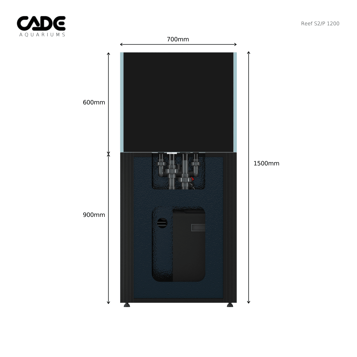 cade pro reef s2/p 1200 - cradle coast pet & aquarium