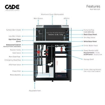 Cade Aquariums|Cade Pro Reef S2/F 900|Cradle Coast Pet & Aquarium