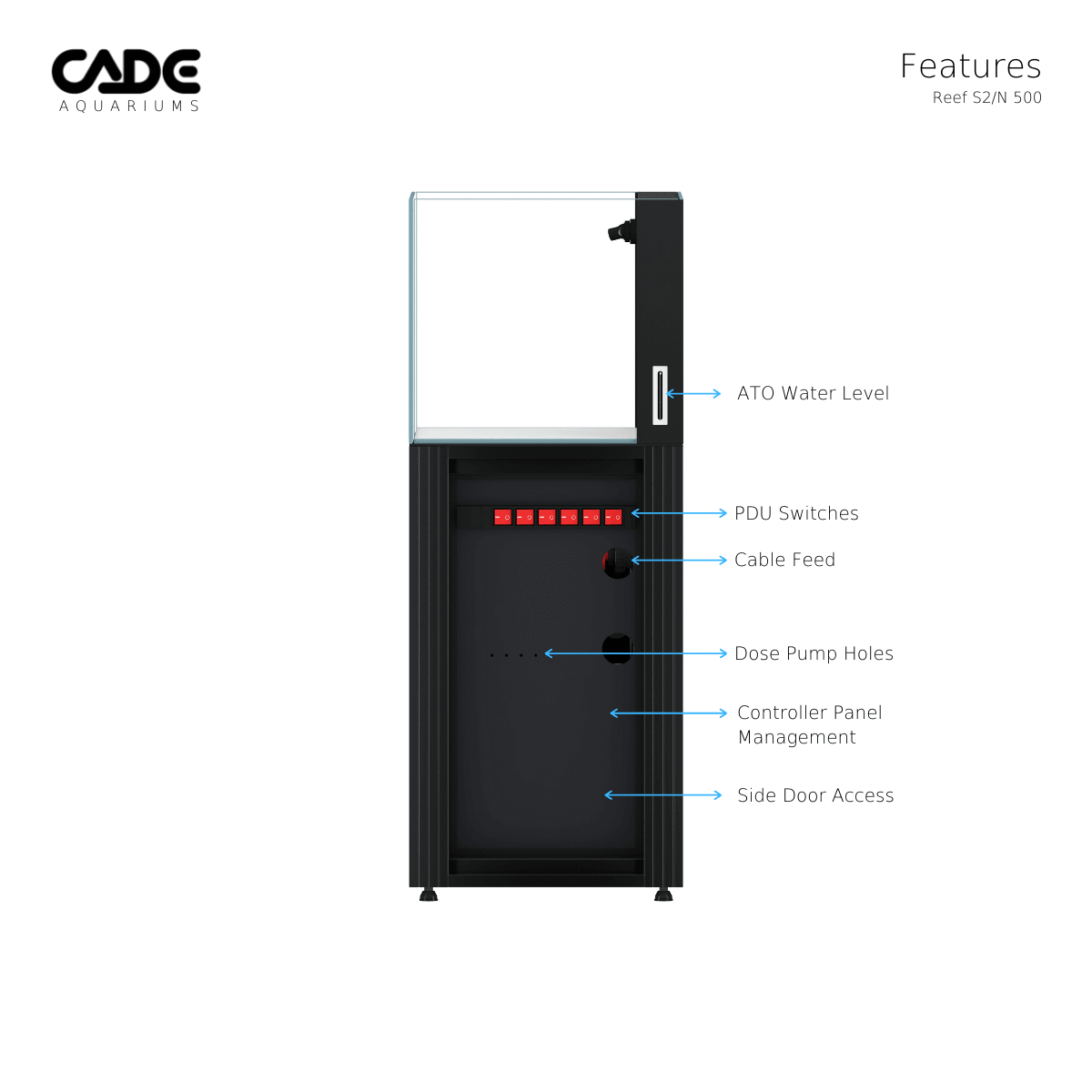 cade reef s2/n 500 - cradle coast pet & aquarium