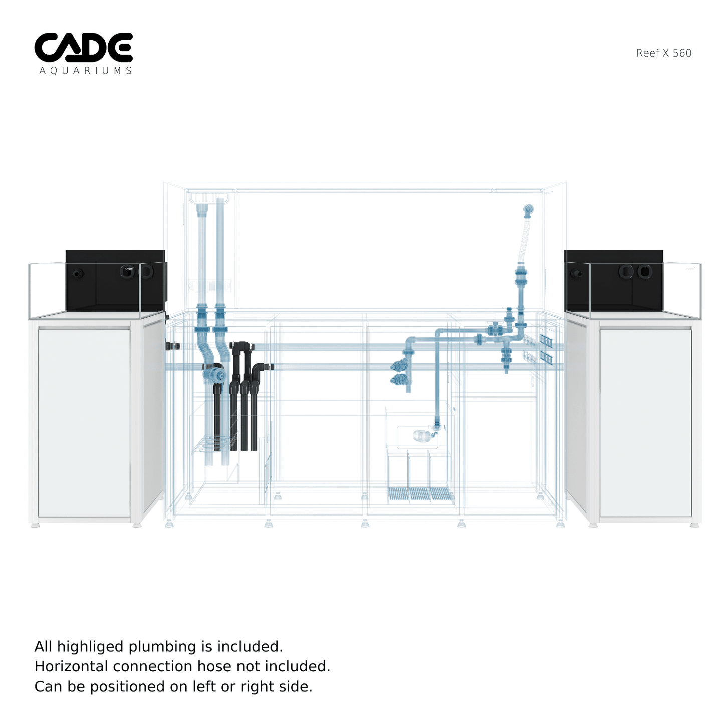 cade reef x expansion system 560 - cradle coast pet & aquarium