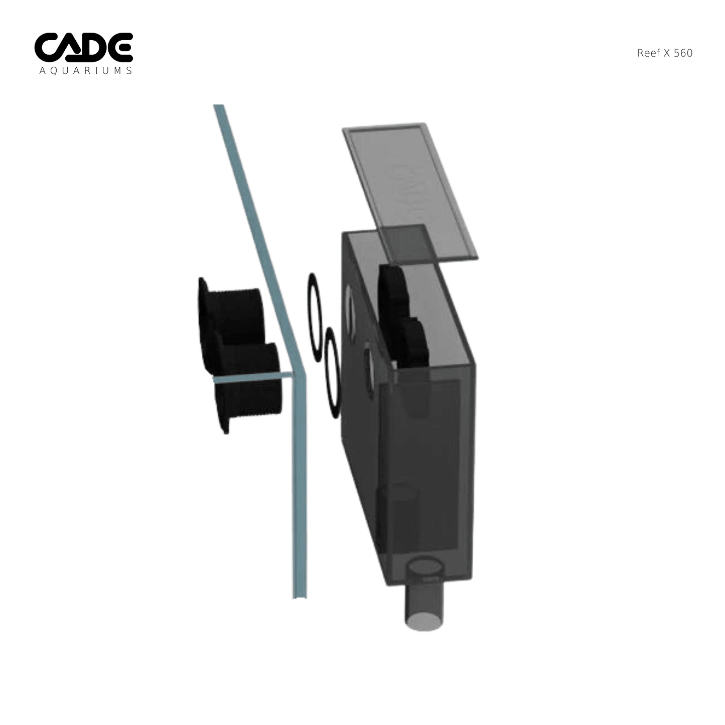 cade reef x expansion system 560 - cradle coast pet & aquarium