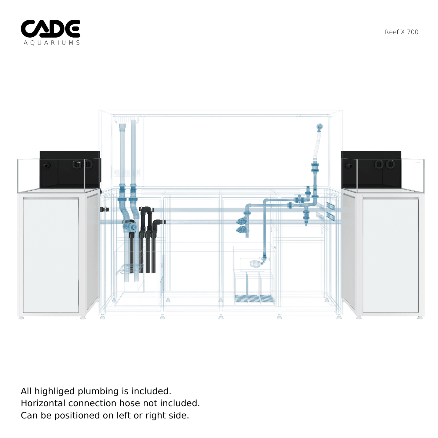 cade reef x expansion system 700 - cradle coast pet & aquarium