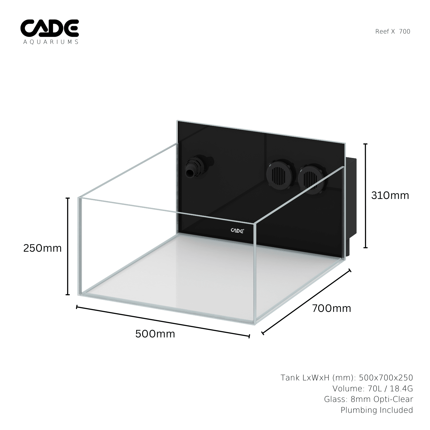 Cade Reef X Expansion System 700 - Cradle Coast Pet & Aquarium