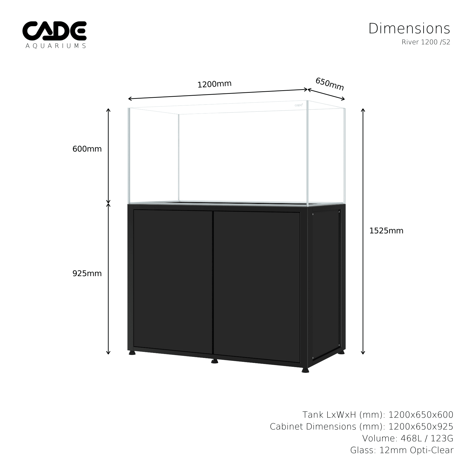 Cade River S2 1200 - Cradle Coast Pet & Aquarium