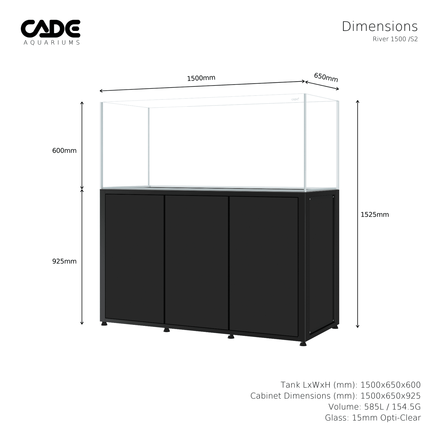 cade river s2 1500 - cradle coast pet & aquarium