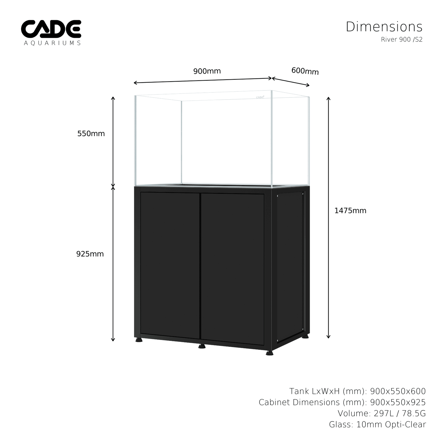 cade river s2 900 - cradle coast pet & aquarium