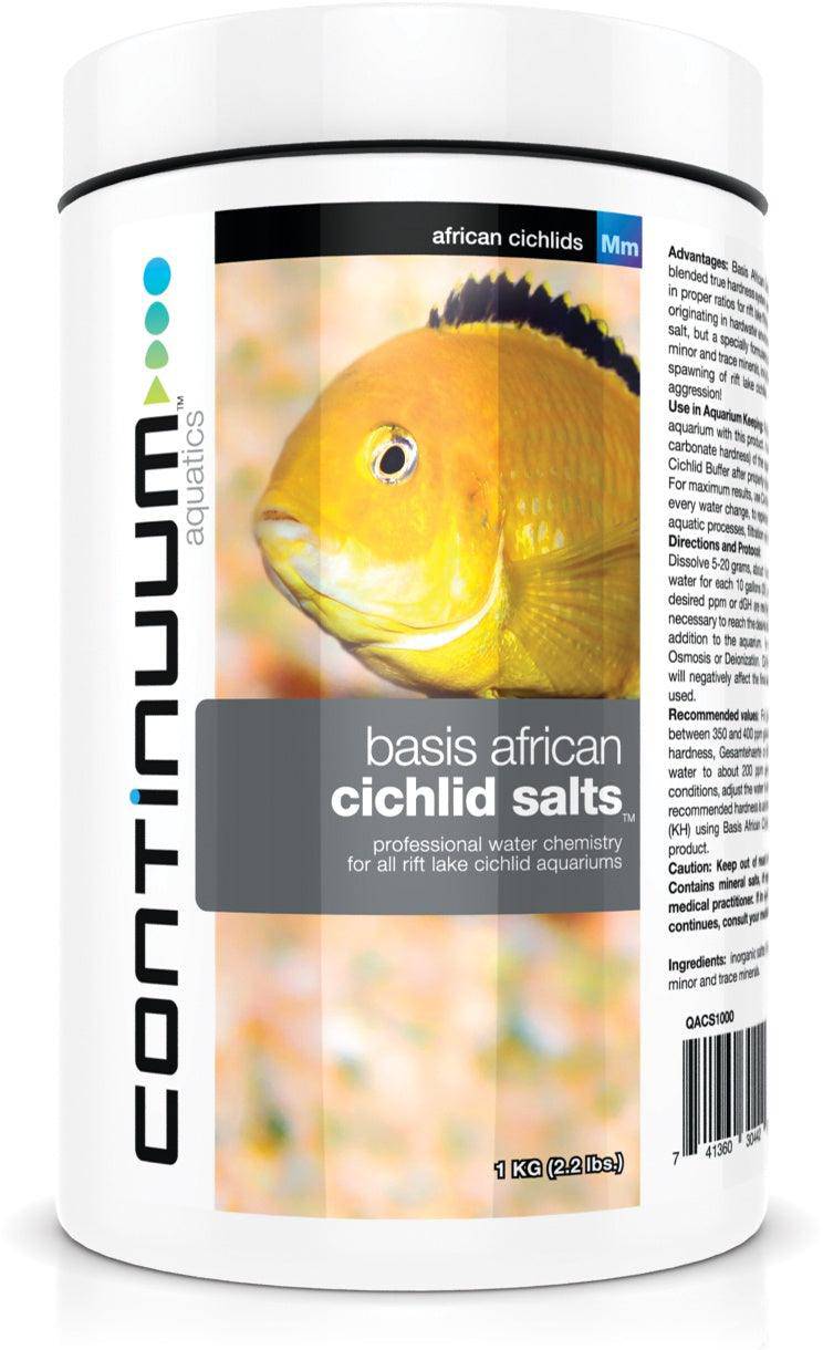 continuum basis african cichlid salts - cradle coast pet & aquarium