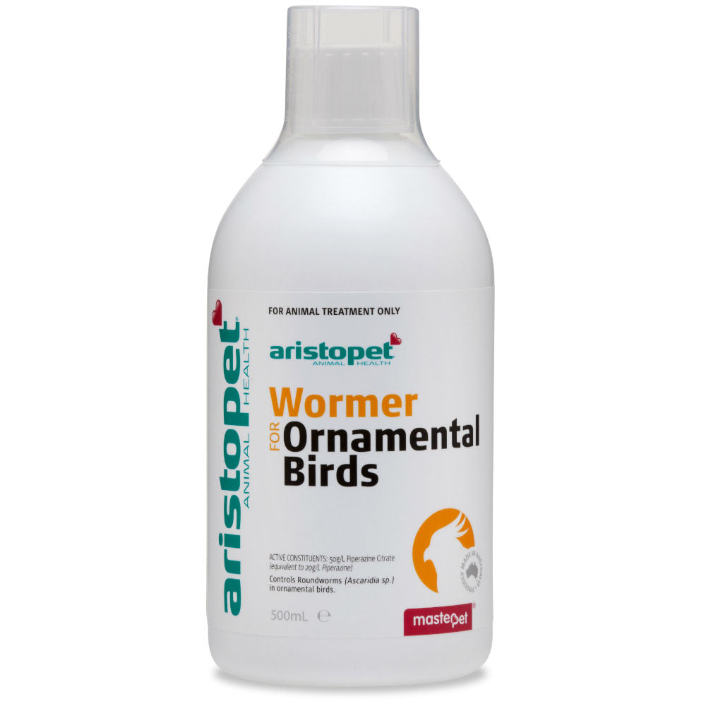 aristopet wormer for ornamental birds - cradle coast pet & aquarium