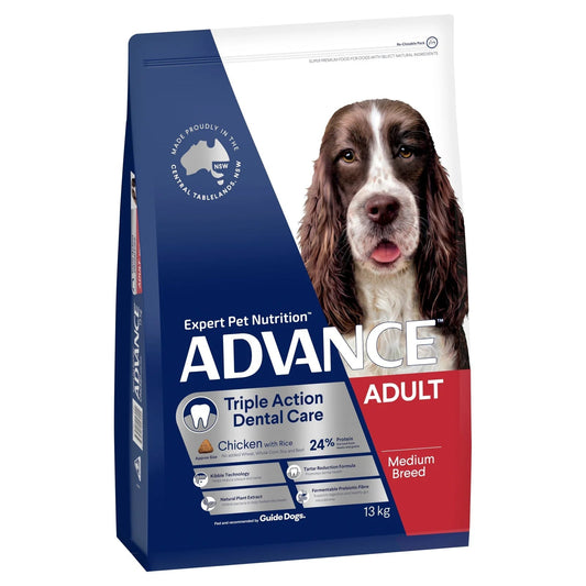 Advance|Dental Care Adult Medium Breed Chicken with Rice Dry Dog Food|Cradle Coast Pet & Aquarium