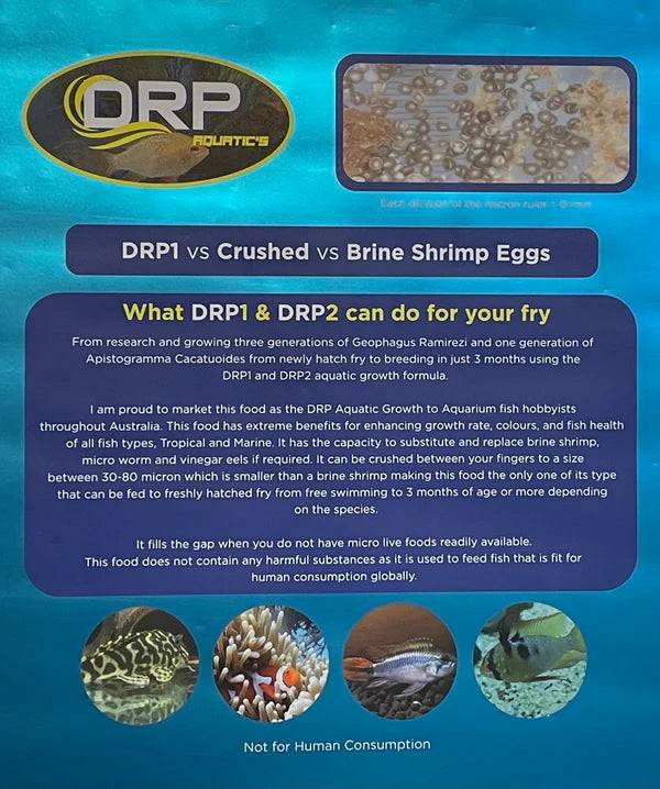 drp 1 fish food - growth formula - cradle coast pet & aquarium