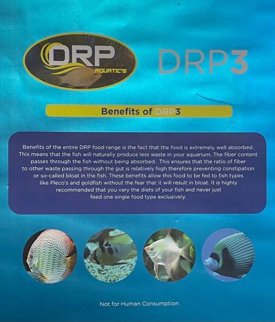 drp 3 fish food - growth formula - cradle coast pet & aquarium