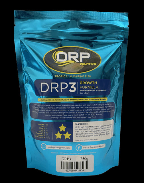 drp 3 fish food - growth formula - cradle coast pet & aquarium