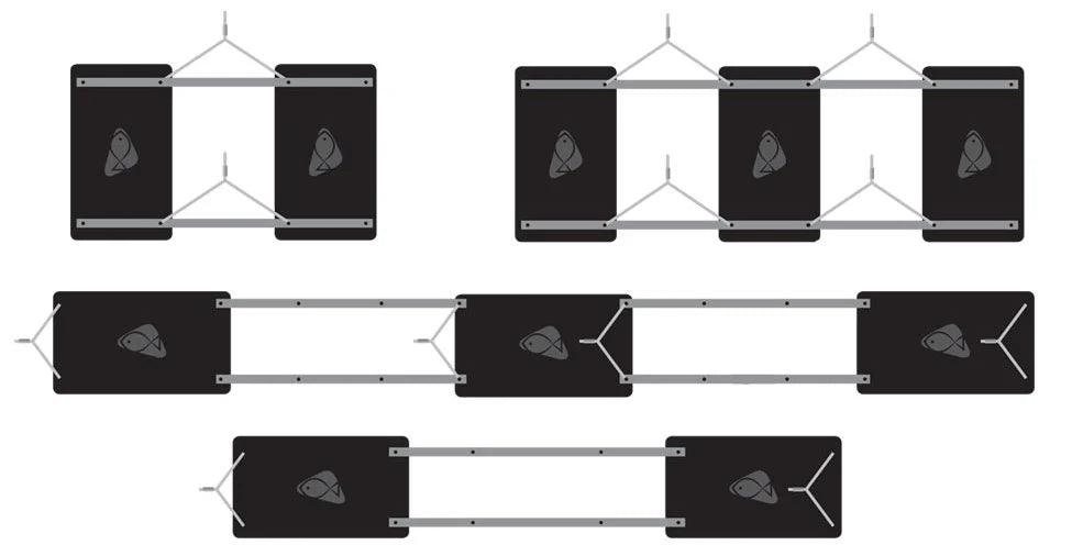 ecotech marine +one long rail kit - cradle coast pet & aquarium