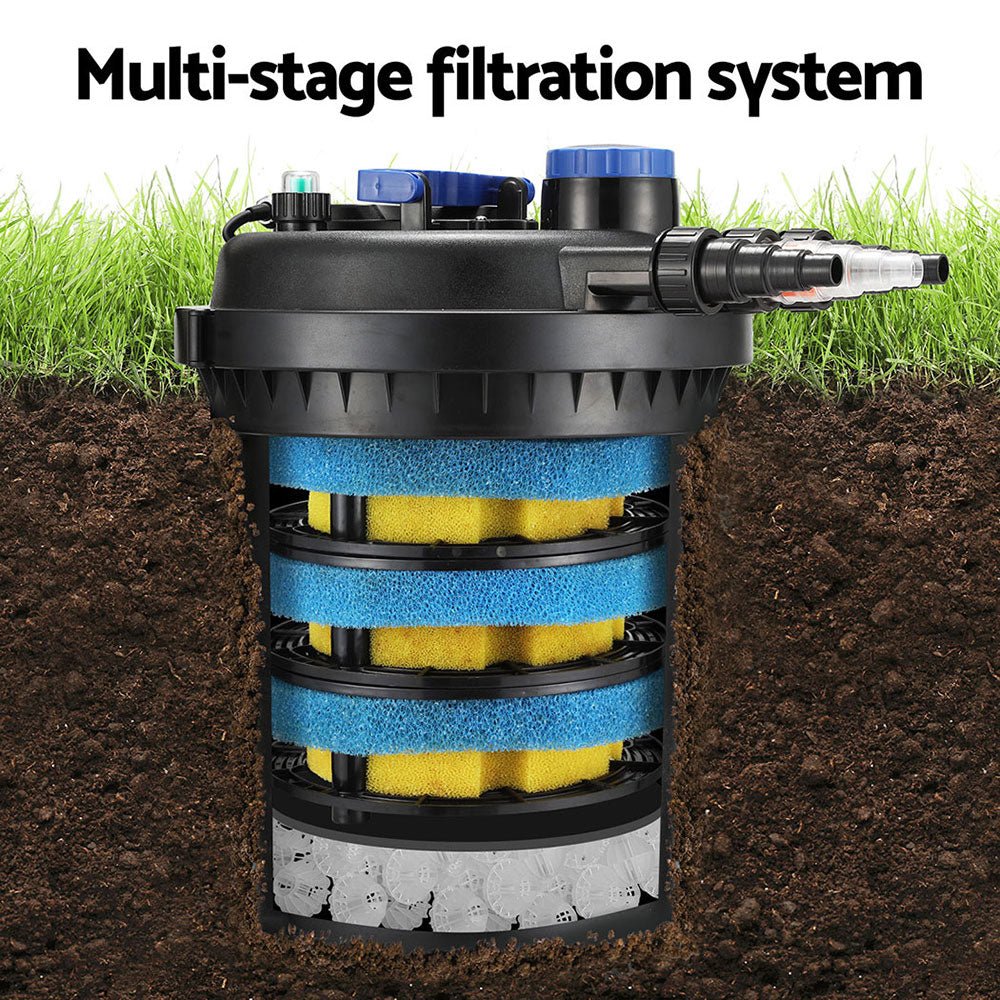 Giantz | Giantz Aquarium Filter Fish Tank External Canister Water Filter 10000L/H | Cradle Coast Pet & Aquarium