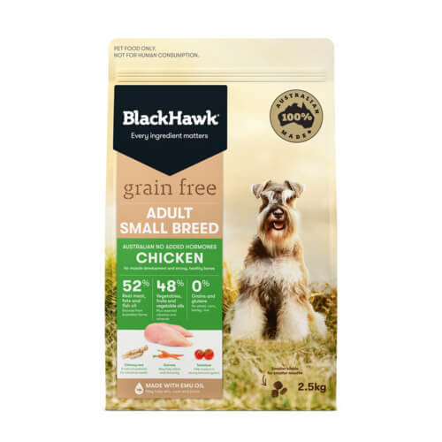 Black Hawk|Grain Free Chicken Small Breed Adult Dry Dog Food|Cradle Coast Pet & Aquarium