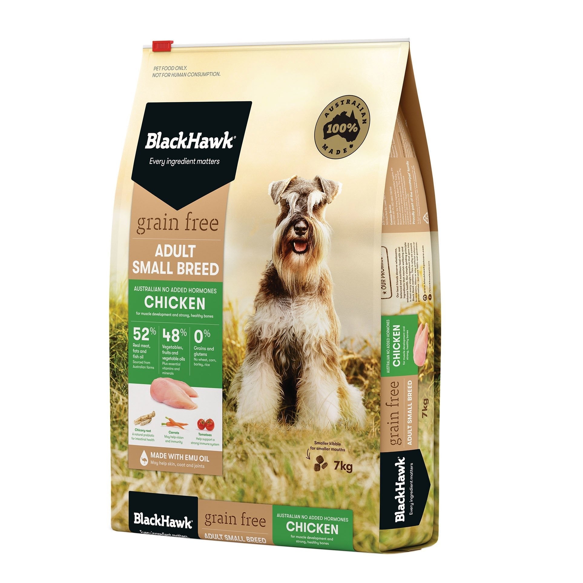 Black Hawk|Grain Free Chicken Small Breed Adult Dry Dog Food|Cradle Coast Pet & Aquarium
