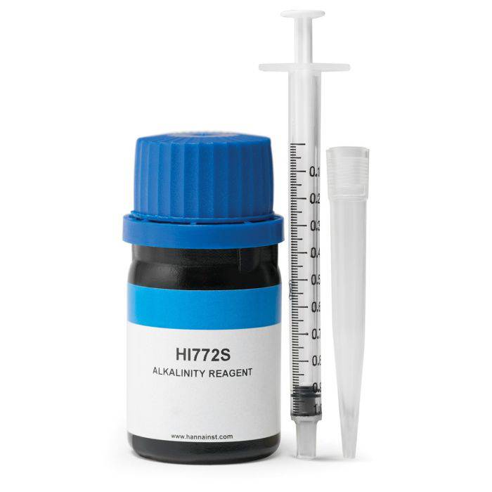 hanna instruments marine alkalinity reagent (25 tests) - hi722-26 - cradle coast pet & aquarium