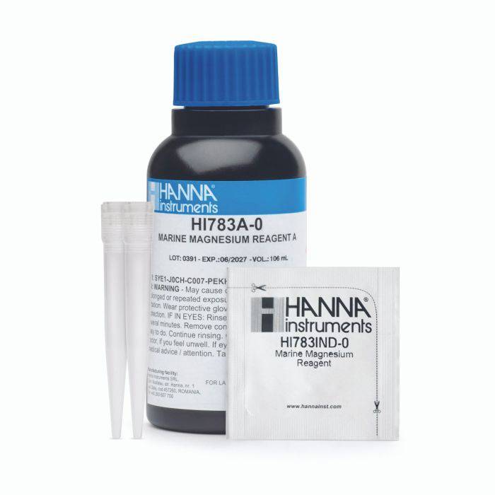 hanna instruments marine magnesium reagent (25 tests) - hi783-25 - cradle coast pet & aquarium