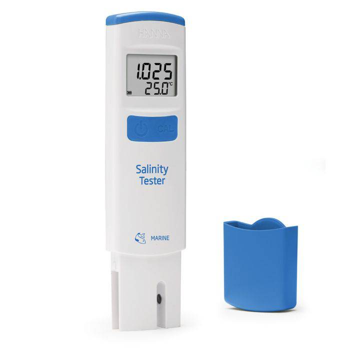 hanna instruments marine salinity waterproof tester - hi98319 - cradle coast pet & aquarium