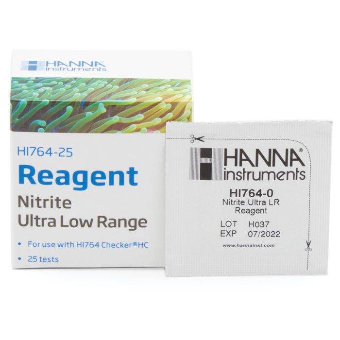 hanna instruments marine ultra low-range nitrite reagent (25 tests) - hi764-25 - cradle coast pet & aquarium