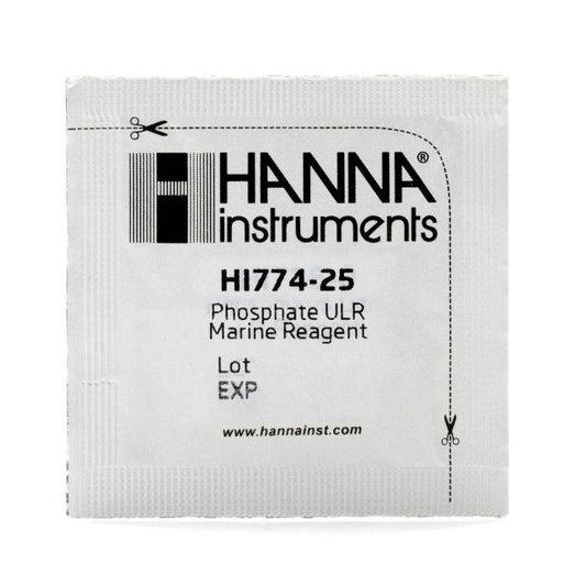 Hanna Instruments Marine Ultra Low-Range Phosphate Reagent (25 Tests) - HI774-25 - Cradle Coast Pet & Aquarium