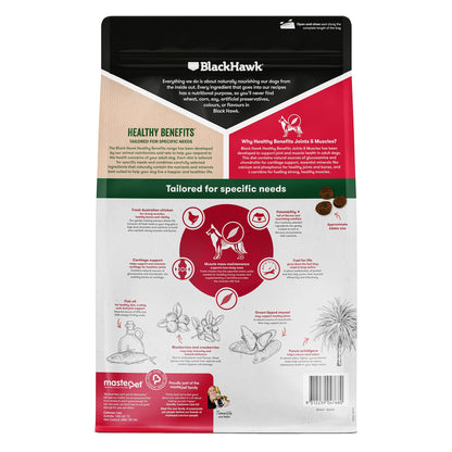 Black Hawk|Healthy Benefits Joints & Muscles Adult Dry Dog Food|Cradle Coast Pet & Aquarium
