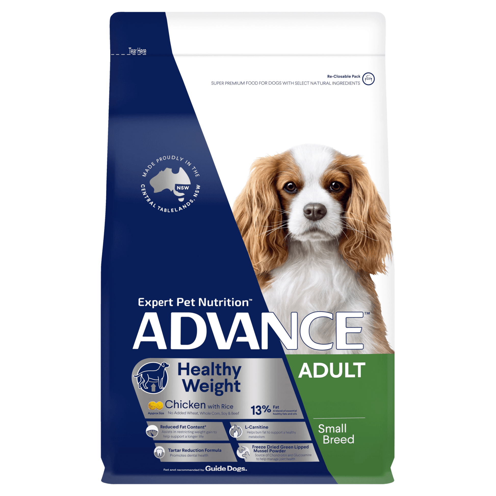 Advance | Healthy Weight Adult Small Breed Chicken & Rice Dry Dog Food | Cradle Coast Pet & Aquarium